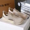 White Sneakers for Women, Casual, Hollow-out, Versatile, and Fly-knit Women's Shoes