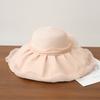 Spring and summer tourist attractions hat women's big brim lace sunscreen hat sweet and cute bucket hat breathable sun hat