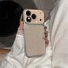 iPhone 17 Pro Case with Large Window, Compatible with Apple 16 Pro, Glitter Design, Includes 15 Pro Lens Film, Fits 14 Pro Model