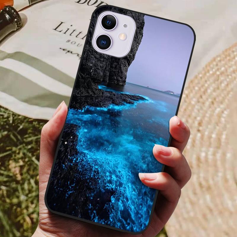 For Apple iPhone 12 pro max Case Silicon Back Cover Phone Case For iPhone 12 Mini pro Max 12Pro Soft Case luxury Fundas Cases