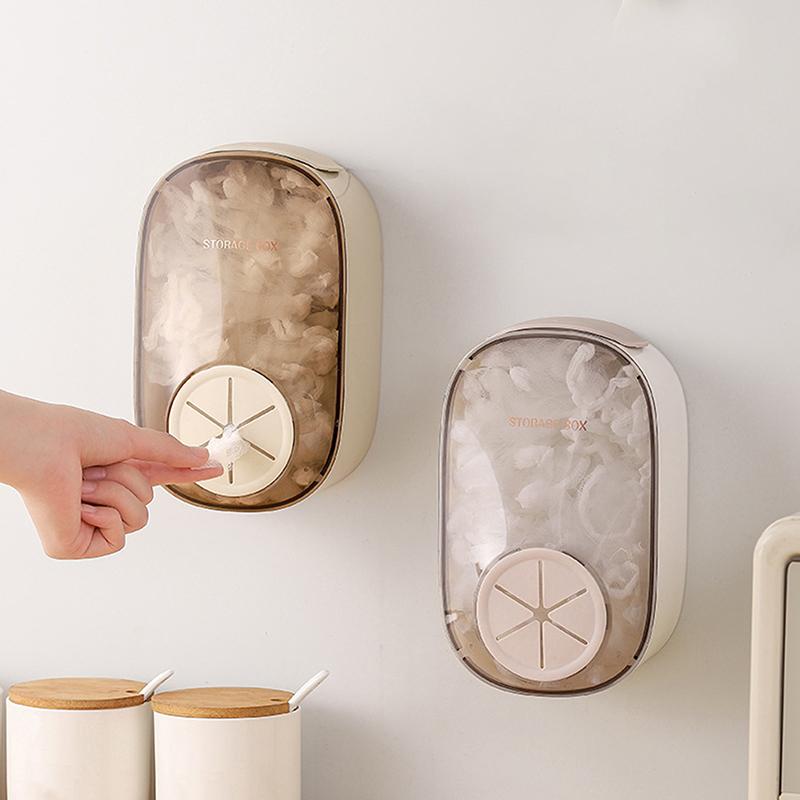 Plastic Wrap Storage Box Cling Film Organization Wall-Mounted Dustproof Boxfood Cover Plastic Wrap Rack For Home Kitchen Storage