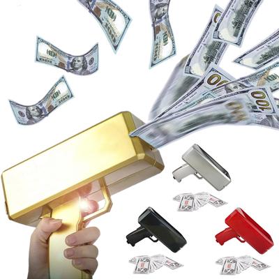 Shoot Money Gun Toy Party Banknote Shoot Pistol Paper Money Shooter Throwing Machine Funny Game Fashion Gift Party