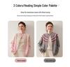 Women's Forest-Style Retro Fair Isle Knit Cashmere Cardigan - Autumn/Winter Loose Fit, Lazy Style, Thickened Sweater.