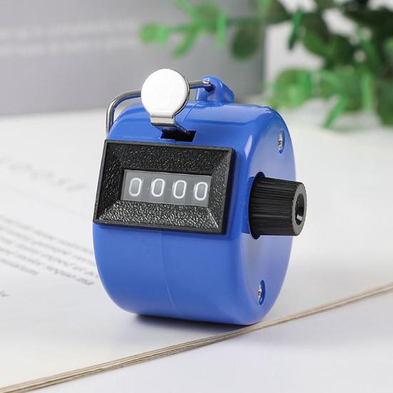 Handheld Tally Counter 4-Digit Number Clicker Counter Coaching Knitting Fishing Golf