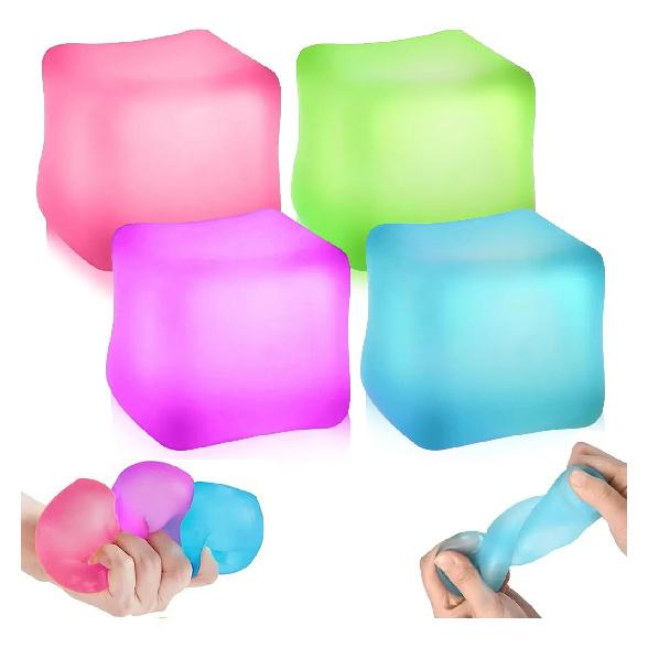 4pcs Anti-Stress Toys To Relieve Anxiety And Stress Rosa/Morado/Azul/Verde