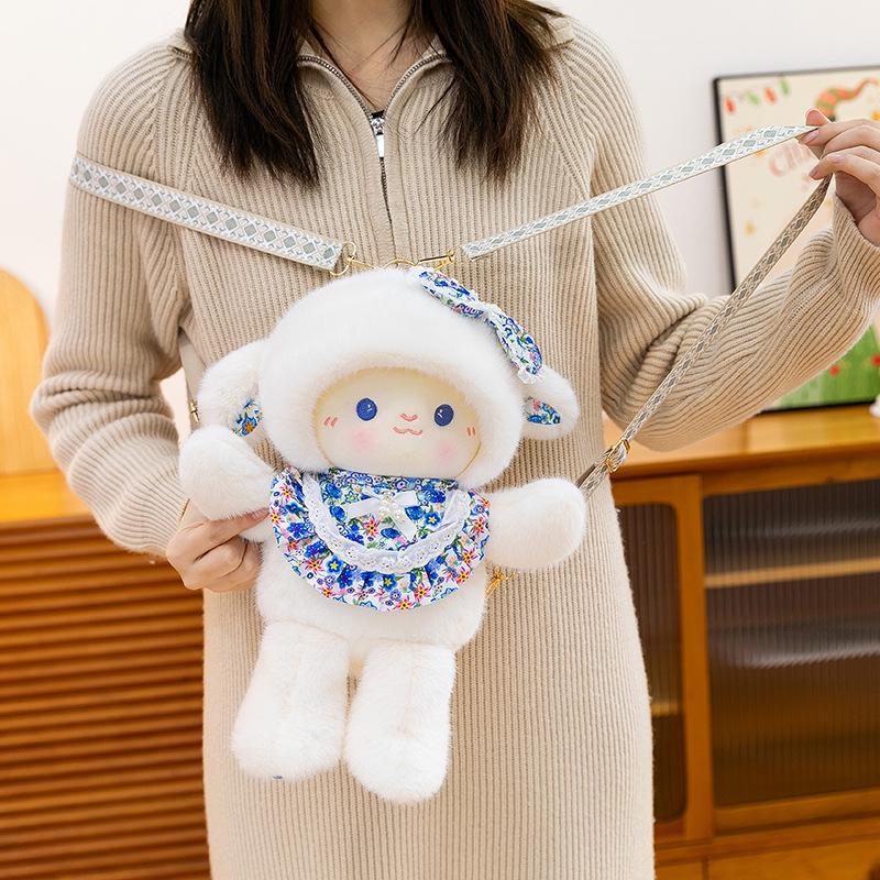 Plush Cartoon Pig Backpack for Kids