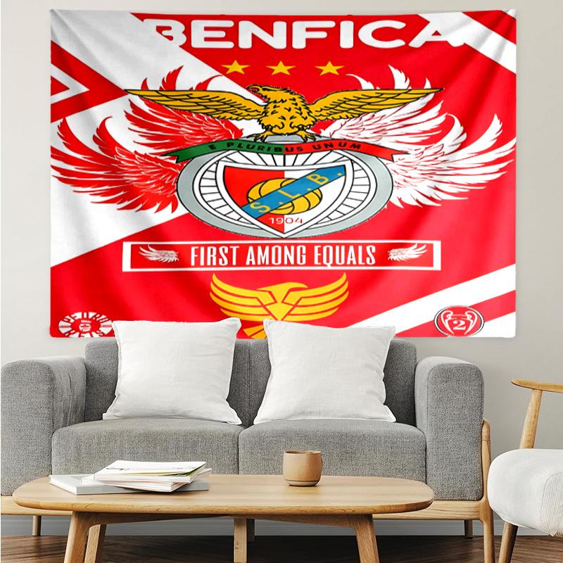 Ben-fica Football Club Printed Printed Tapestry, for Bedroom,Livingroom, dormitory, Large Wall Decor, Fabric Decor Fan Birthday Gifts
