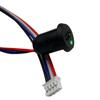 USB-C Female Port 4P with Light, Waterproof, Solder Type, Data Transfer and Charging Capable