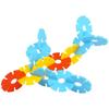 60/100/200PCS Assorted Colors Snowflake Blocks 2 Styles Available Parent Kid Game Kindergarten Color Recognition Accessories ZYF