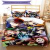 3pcs My Hero Academia Bedding Set Duvet Cover Closure Includes 1 Duvet Cover & 2 Pillowcases, Soft and Comfortable for All Seasons.