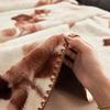 26 Soft Skin-Friendly Rabbit Fur Throw Blanket - Ideal for Single/Double Student Dormitory or Nap