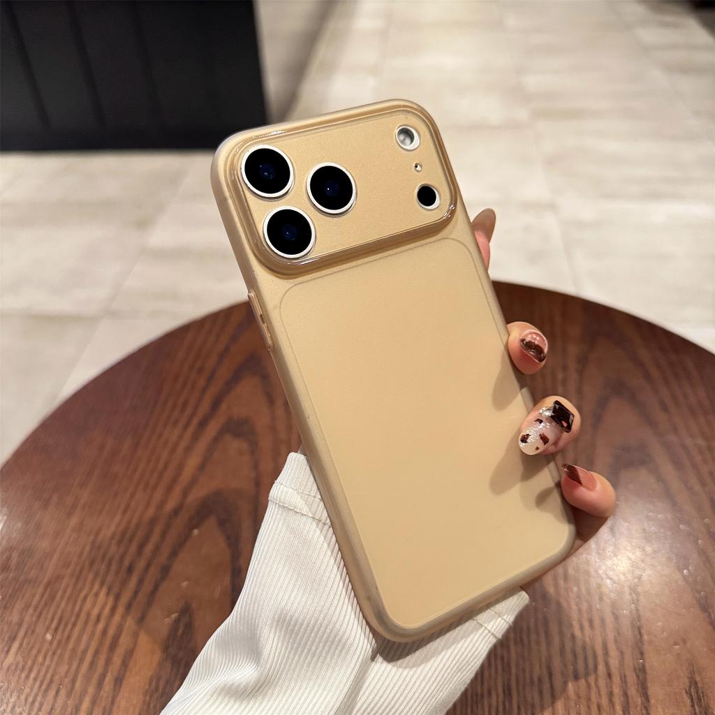 Ultra Dünne Schlanke Frosted TPU Weiche Handyhülle für iPhone Air 17 16 15 14 13 Pro Max Matt Transluzent Einfache Rückabdeckung