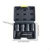 5 Pieces Nut Extractor Socket Set Impact-Grade Heavy-Duty Bolt