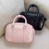 Korean Boston Bag Women'S Summer Retro Premium Portable Small Square Bag Commuter Shoulder Messenger Bag