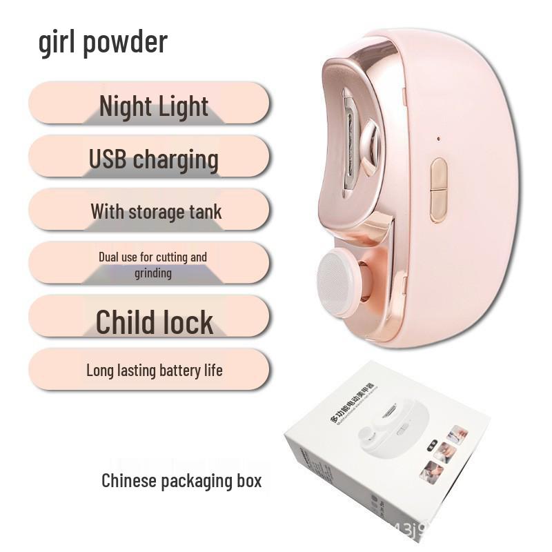 Automatic Baby Nail Grinder: Safe, Intelligent, Anti-Splash Manicure Set