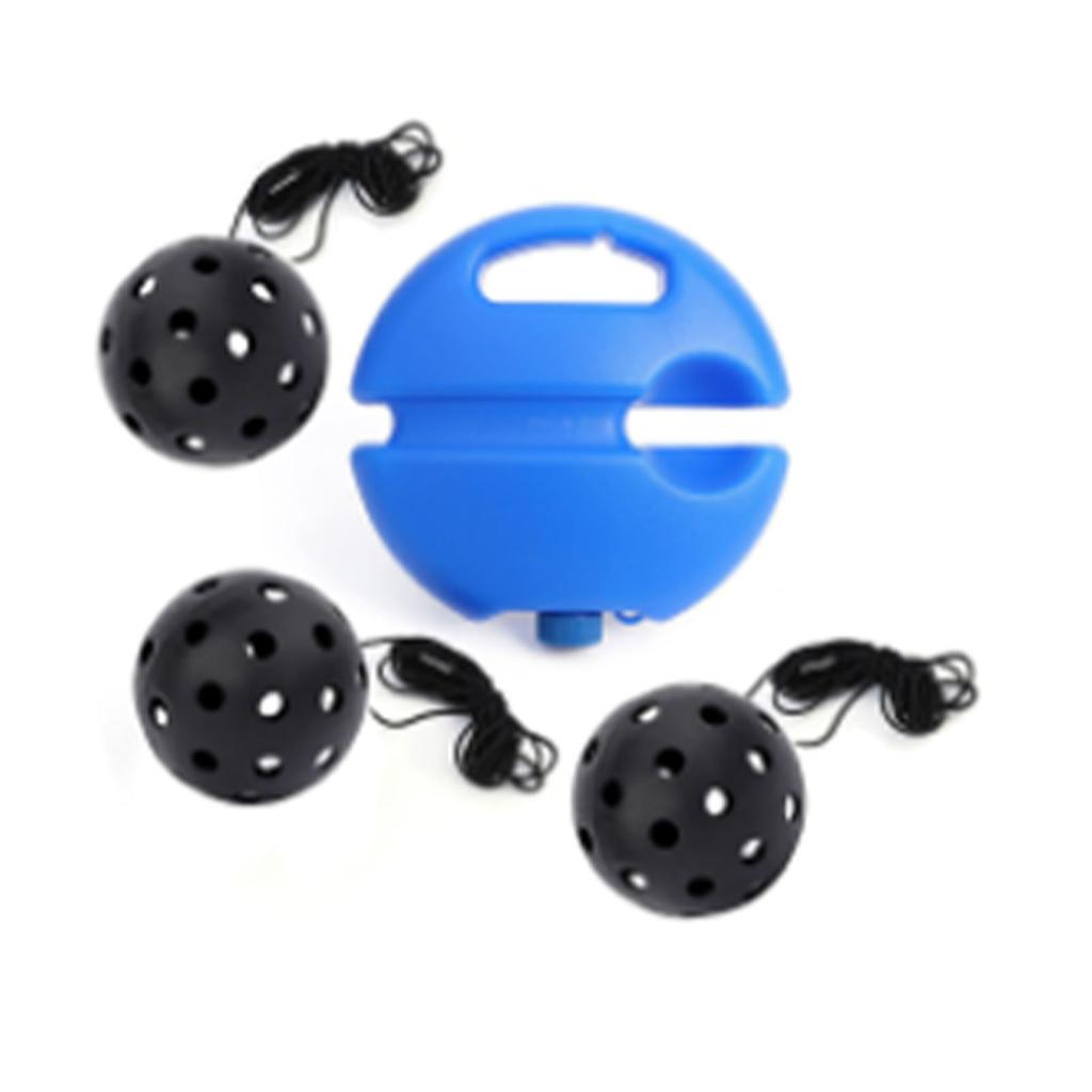 Pickle Training Aid Pickle Self Practice Device Black 74MM PE Rebound Balls with High Elastic String Style 1