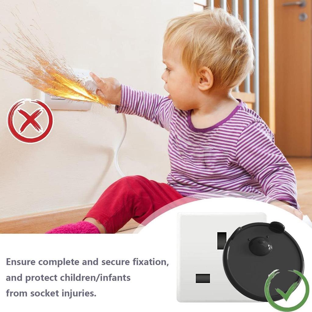 1pcs Infant Protections Electrical Outlet Caps Silicone US Plugs Safety Cover Electric Outlet Cover Easy Installation Secure Fit