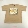 Vtg Oz Spirit Beige Australia Map T Shirt Cotton Size Large Vintage Stylish Stretched Comfortable Soft Slightly Fashion