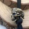 Piratenschädel Messing Messerperle Outdoor Werkzeug Anhänger DIY Schlüsselanhänger Gewebte Armbänder Zubehör Lanyard Anhänger