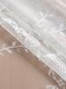 White lace tablecloth round mirror flower vine pattern living room dining table decoration