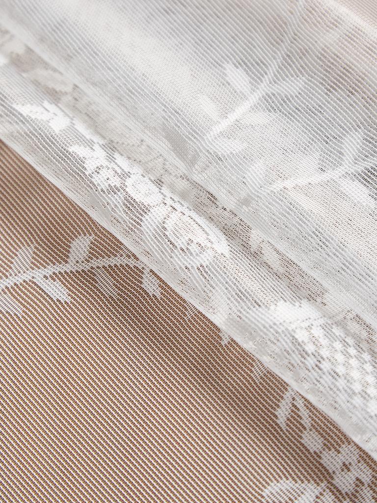 White lace tablecloth round mirror flower vine pattern living room dining table decoration