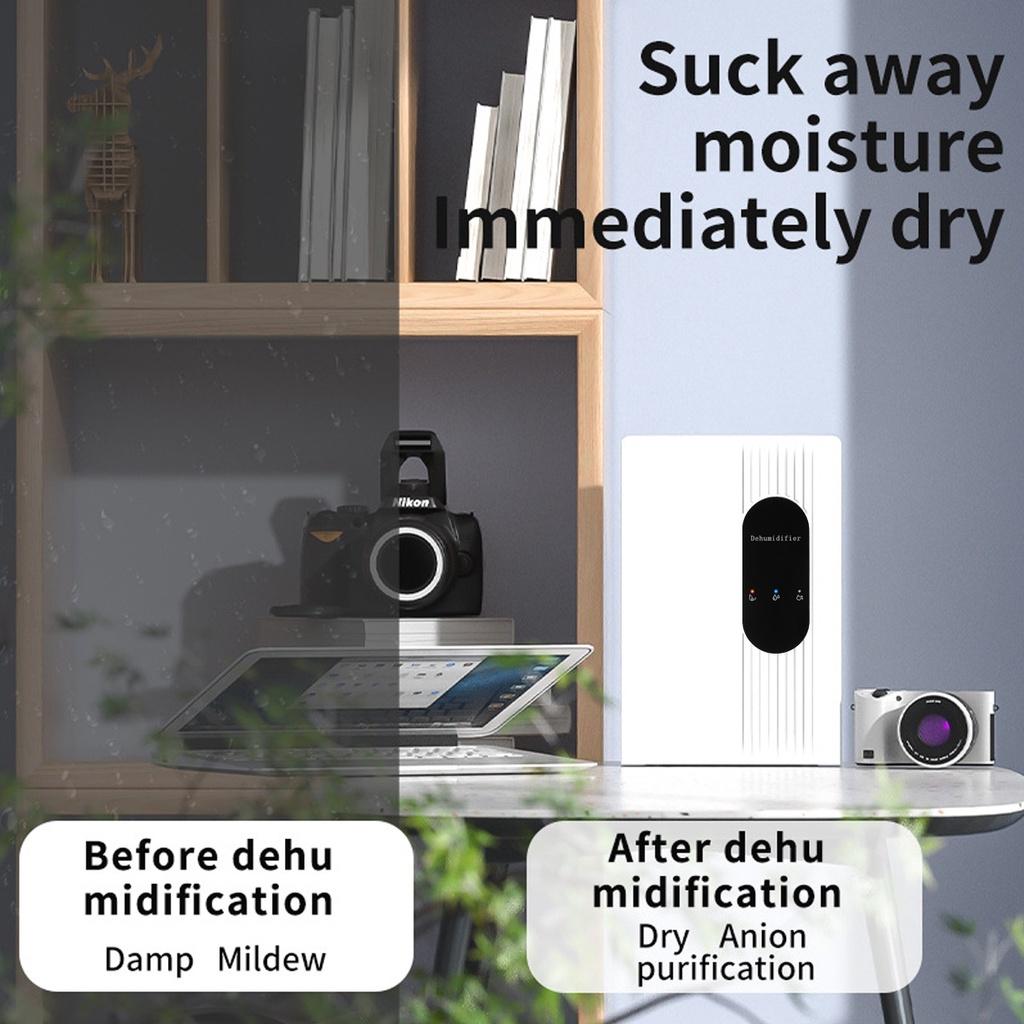 Air Dehumidifier Intelligent For Home Air Dryer Air Purifier Mute Dehumidifier Machine For Home Bedroom 2.5L 100-240V