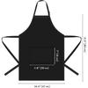 Don't Worry, I Watched a YouTube Video Funny Waterproof Apron for Guys - BBQ Dad - Men's for Grilling, Kitchen With Pockets - Funny for Men and Women