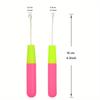 9Pcs Bent Latch Hook Set Crochet Needle Dreadlocks Tool Knitting Crochet Hooks Hair Extensions Tool for Braiding