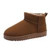 New snow boots women's new winter velvet warm short boots anti-water intrusion thick-soled cotton shoes