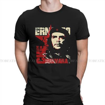 Che Guevara Ernesto Küba Devrimi Marksist Tişört Erkek Gotik Oversize Günlük Bisiklet Yaka Pamuklu Tişört