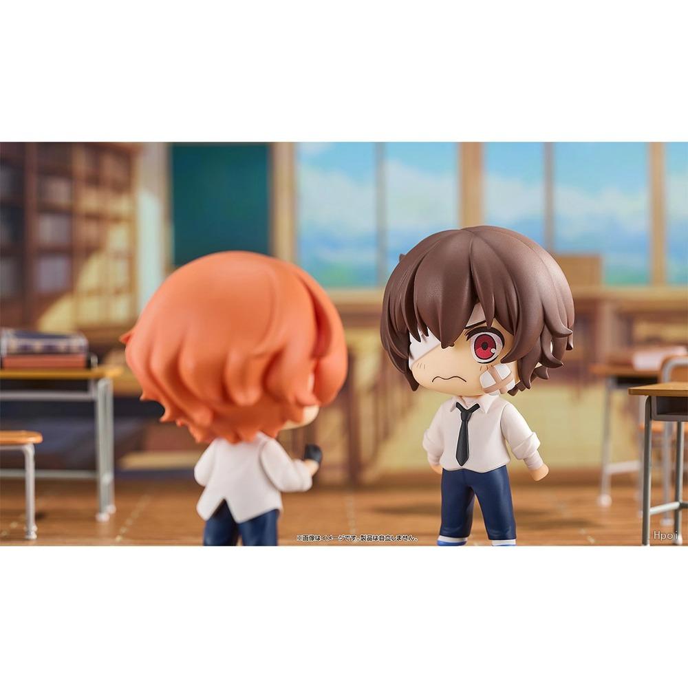 8CM Anime Bungou Stray Dogs Wan! Figure Dazai Osamu Nakahara Chuuya Qset Fourteen Year Old Ver Model Toy Doll Ornaments PVC Gift