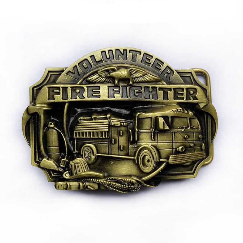 Trendy Fire Department Alloy Belt Buckle