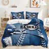 Baseball Duvet Cover Set Ball Comforter Cover Sports Theme Bedding Set Kids Boys Teen Polyester Quilt Cover Twin Queen King Size