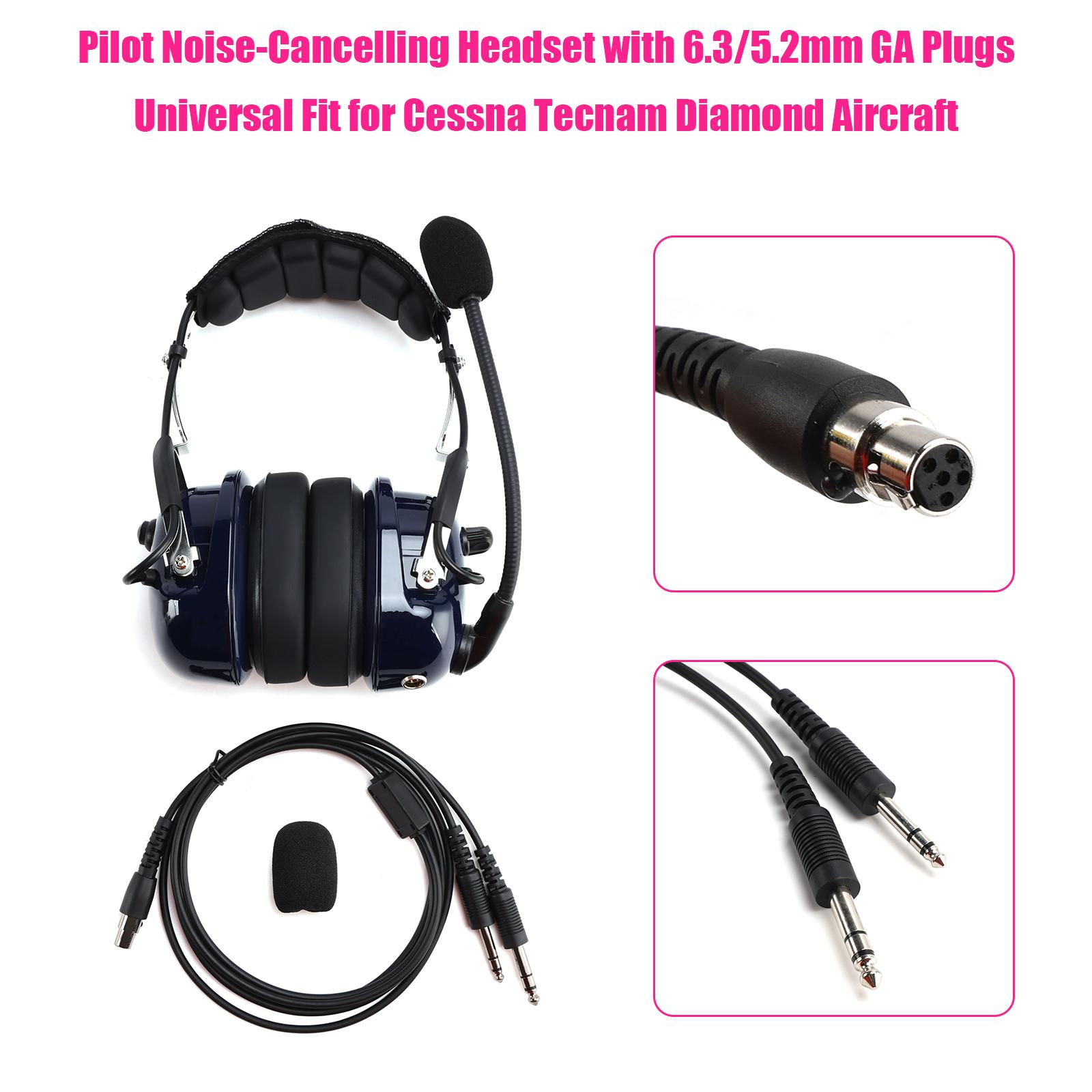 Pilot Noise-Cancelling Headset with 6.3/5
