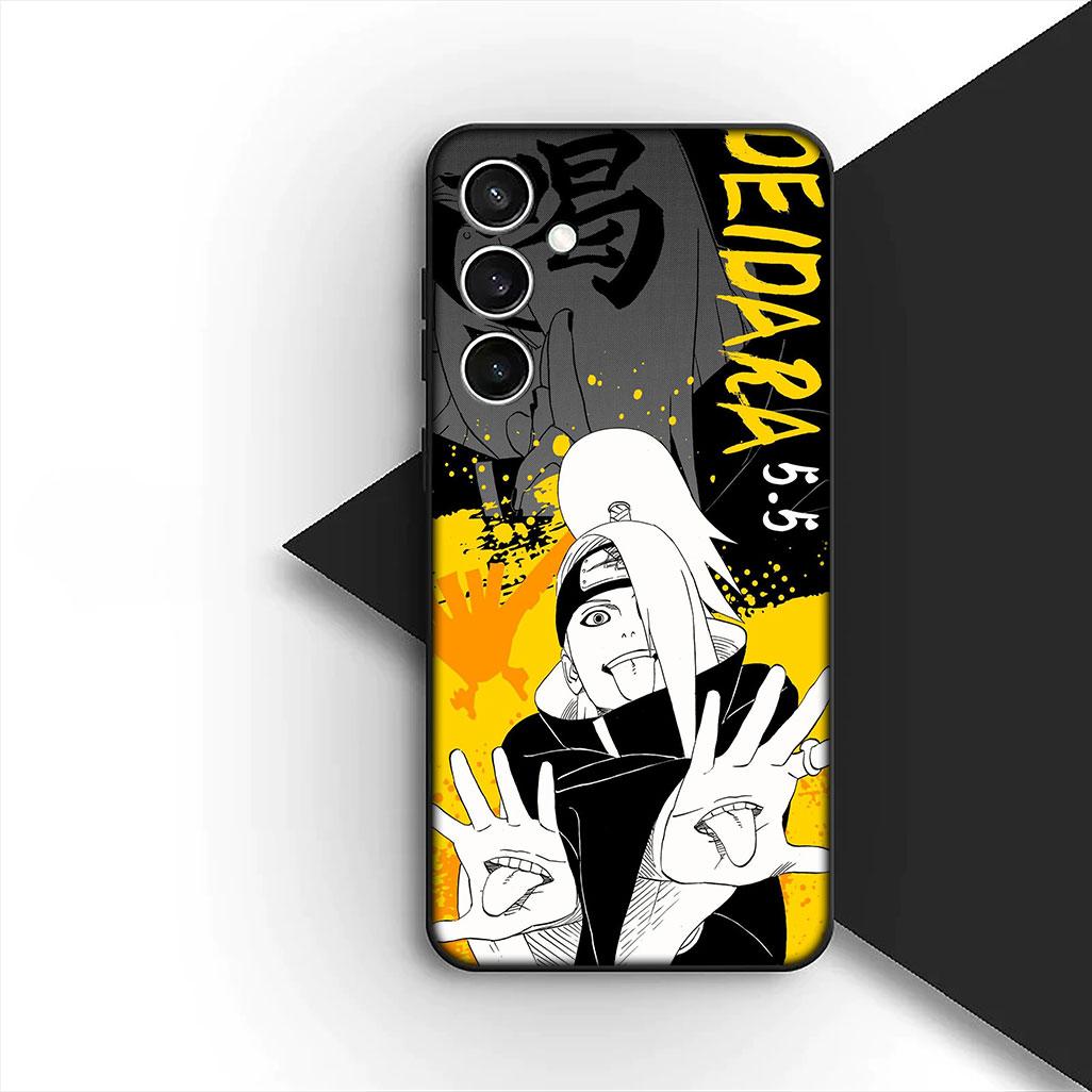 Cover for Samsung Galaxy S24 S25 S23 FE Ultra Plus S7 Edge S25+ S23+ A56 5G Casing Silicone Phone Case Wallpaper Deidara Narutos Galaxy S24 Ultra