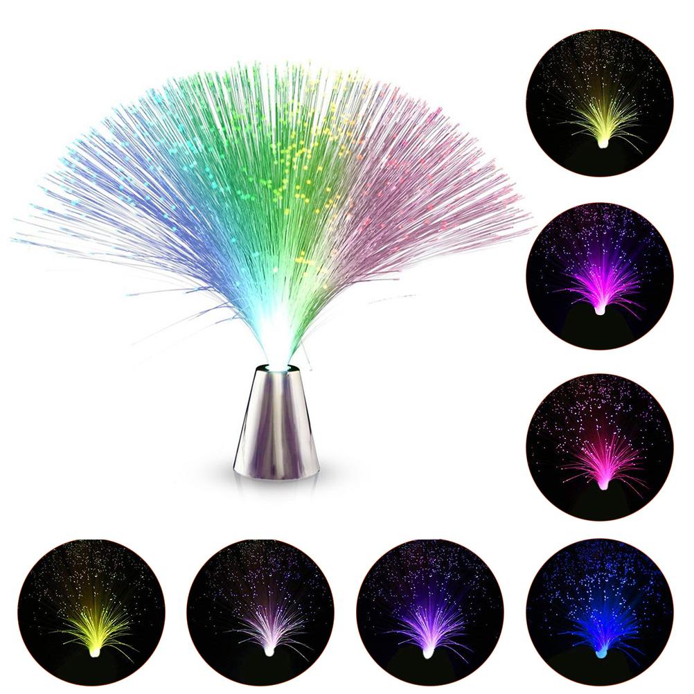 Beautiful Romantic Fibre Optic Light Color Changing LED Fiber Optic Night Light Lamp
