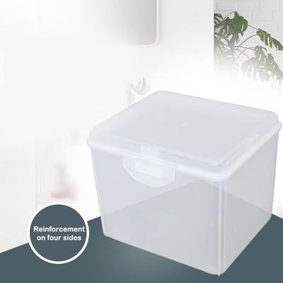 Flip Storage Box Transparent Desktop Storage Box Led Headlight Packaging Box Wearing Headlight Plastic Box