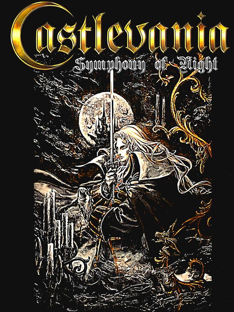 Castlevania US Konami Castlevania Symphony Box Art Essential T-Shirt