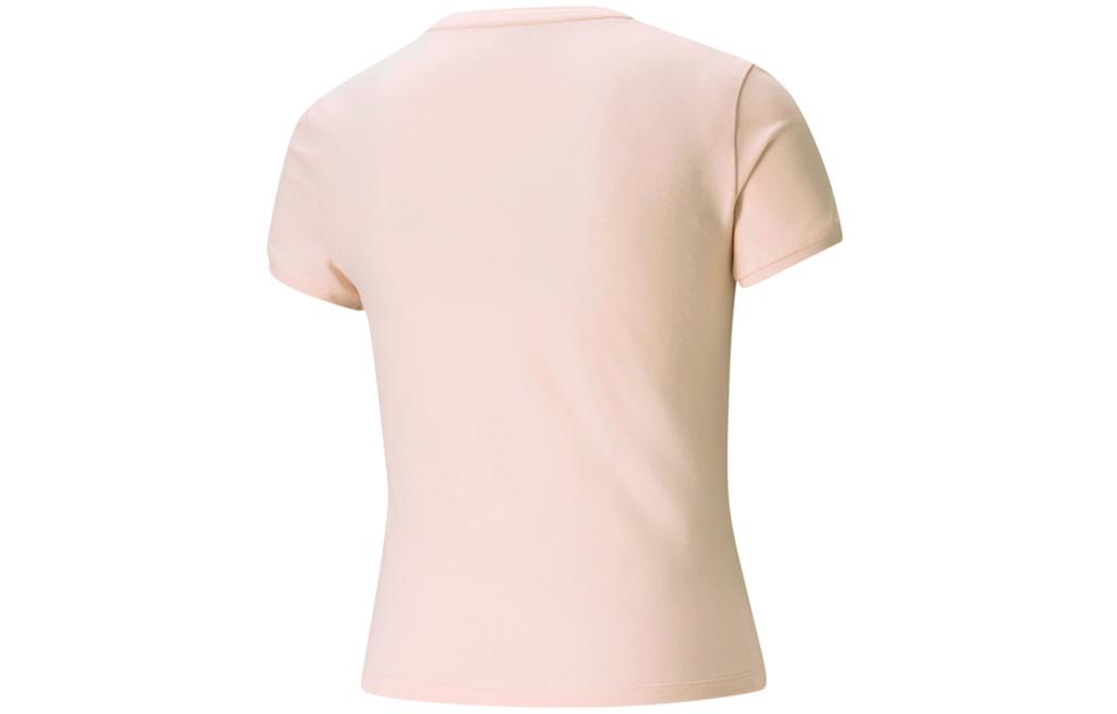 PUMA Set in Sleeve T Shirt Women's Light Pink 532562-27