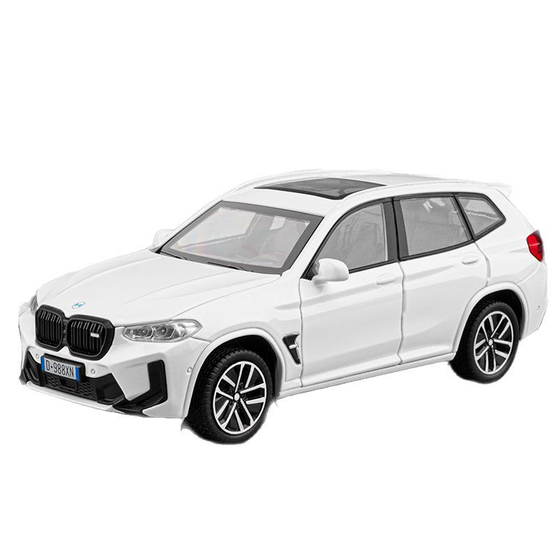 1/32 BMW X3M Legeringsmodellbil, med Lyd- og Lysfunksjoner, Interiørdekorasjon Samlepynt, Gaver til Bilentusiaster
