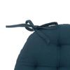 Anjali Chair Cushion Round 38 Cm Light Blue Cotton