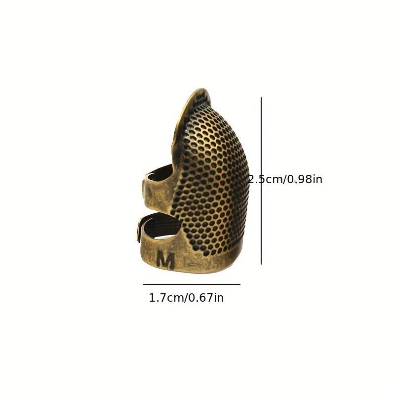 Household retro sewing thimble device sewing finger protection cover handmade needle thimble craft DIY sewing tool accessories