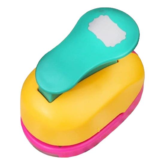 Briefmarkenstempelstanzer für Papierbasteln Rechteckiger Stempel Dekorative Formen Stanzhebelbetätigung Bastelpapierstanzer für Scrapbooking Kartenherstellung DIY Geschenk