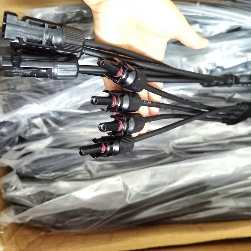 PV Connector Y Type Parallel Connection Solar Panel System Waterprrof Connector Branch Two Pieces Solar Cell Connect Plug