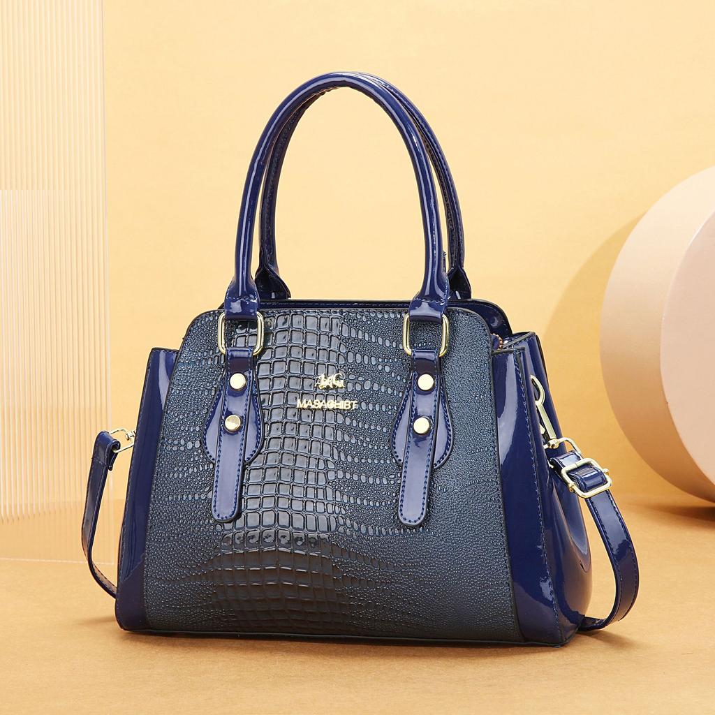 Bag Messenger Bag Women's 2025 New European and American Middle-aged Tote Bag Women's Bag Large Capacity Shoulder Portable