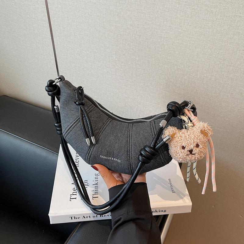 Niche Bag Women's Summer New Versatile Shoulder Messenger Bag Croissant Bag Casual Dumpling Bag