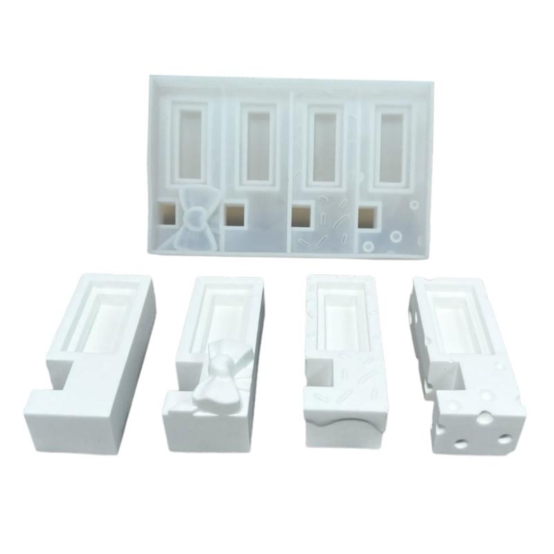Silicone Phone Stand Dropping Mold Phone Mount Making Molds Accessories Mould Flexible Epoxy Resin Mold for Y Crafts