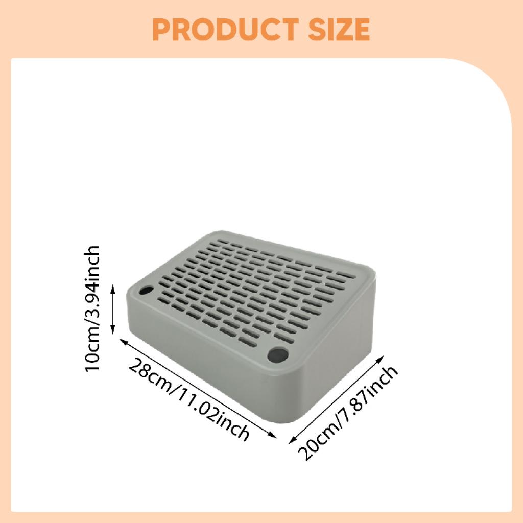 Fußmatte für Katzenklo Wiederverwendbar Leicht zu Reinigen Hält den Raum Ordentlich Kompakte Größe für Zuhause Innenklo Haustierklo