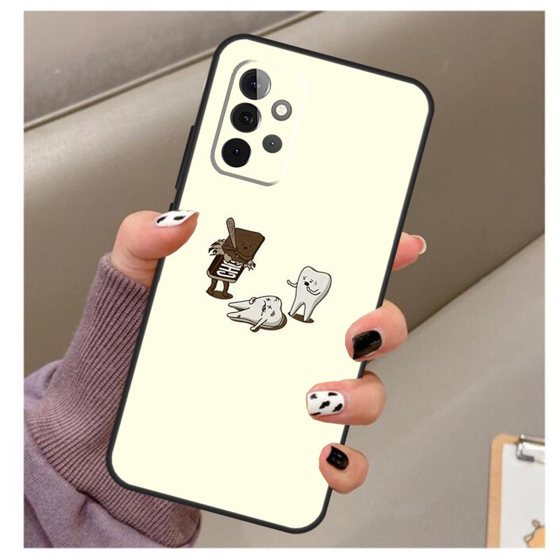 Die Zahnarzt Zahn Weiche Hülle Für Samsung Galaxy A32 A52 A72 A12 A42 A40 A50 A70 A03S A21S A52S A71 A51 Abdeckung