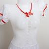 Šaty Sexy Nurse Identity V Cosplay Spodní prádlo Ženy Jednotná sada Sexuální kostýmy na hraní rolí Chirurgické čepice Dámské doplňky pro sestry
